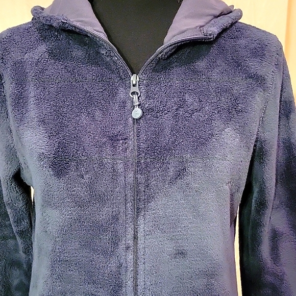 Vintage 90's Danskin Now Dark Gray, Hooded Jacket - Picture 3 of 6